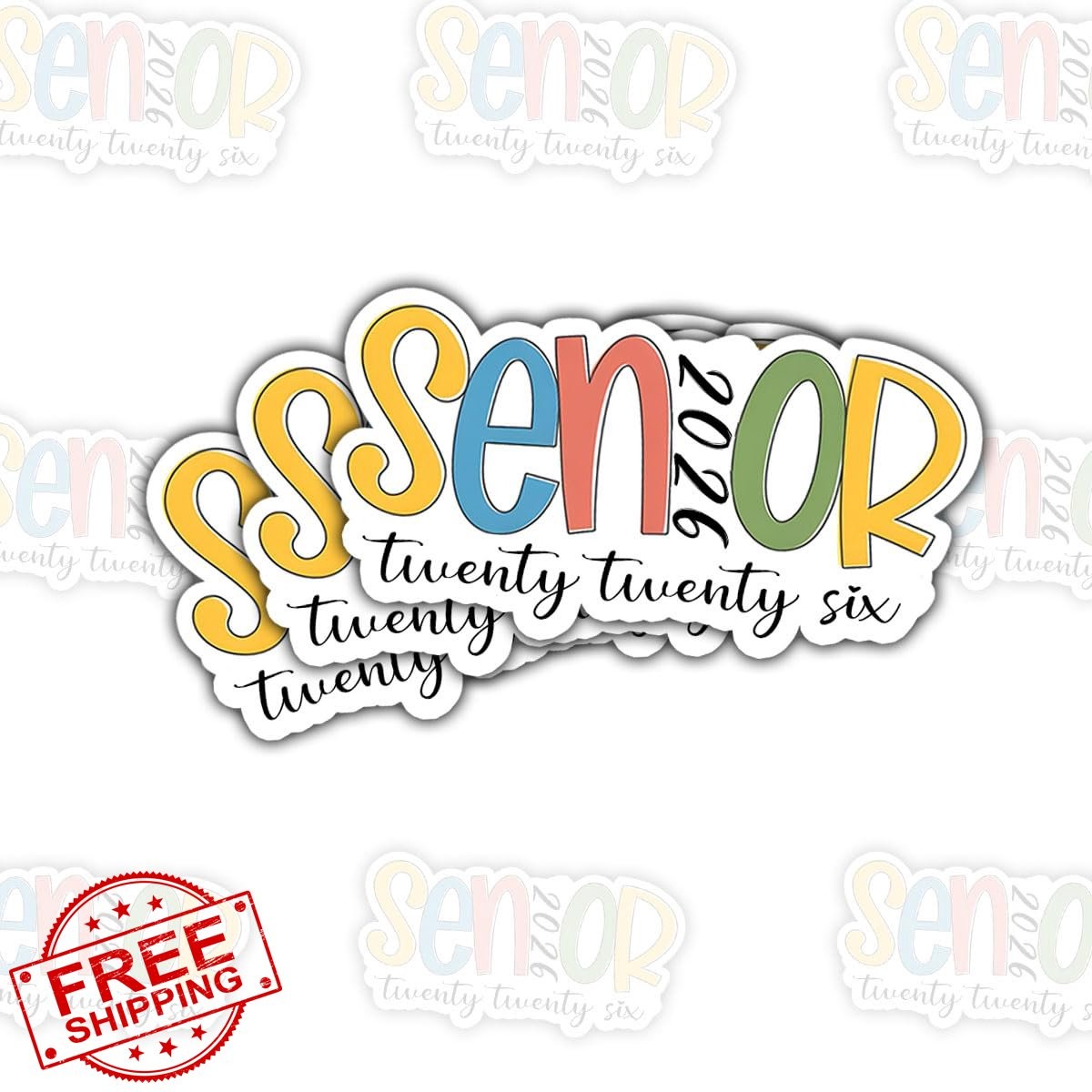 BOZENTIM Class of 2026 Sticker 3 Inch Graduation 4