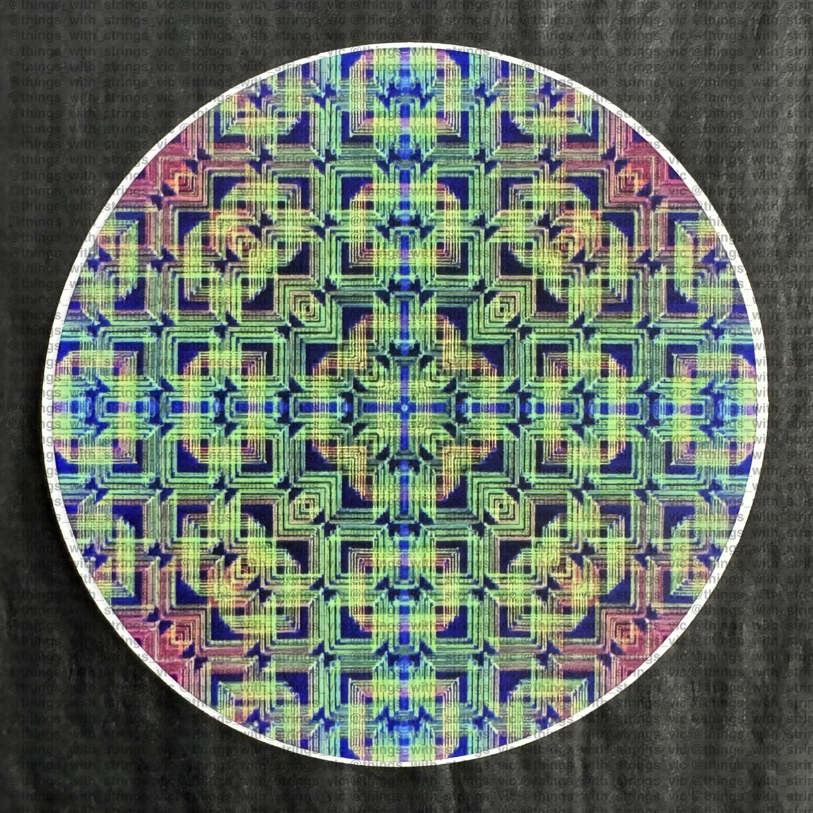 Psychedelic Sacred Geometry Art Vinyl Stickers & Magnets – Things With Strings