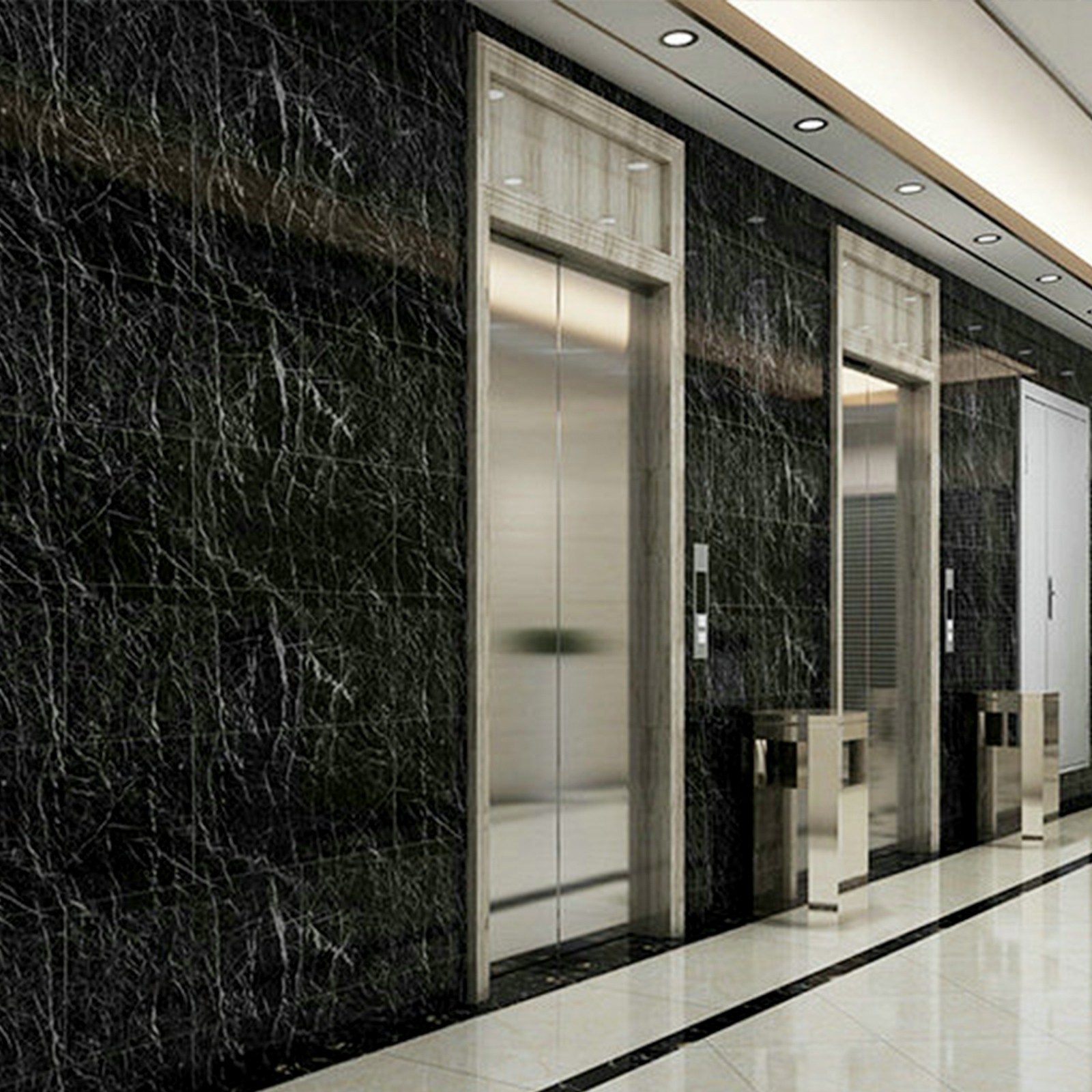 Marble Effect Wall Tile Sticker Self Adhesive Wallpaper Panel Kitchen Bathroom