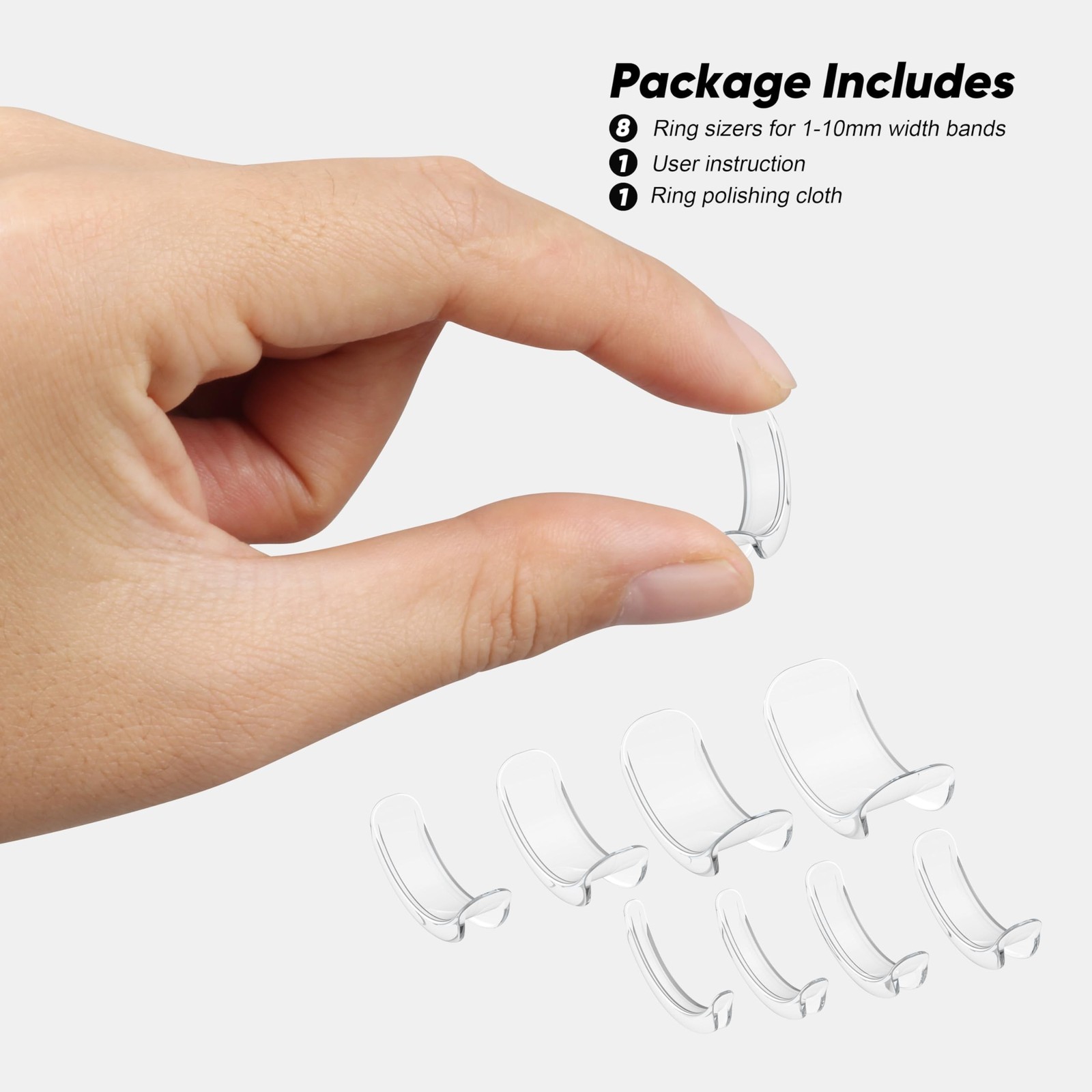Ring Size Adjuster for Loose Rings for Any Rings Ring Size Reducer Spacer Rin…