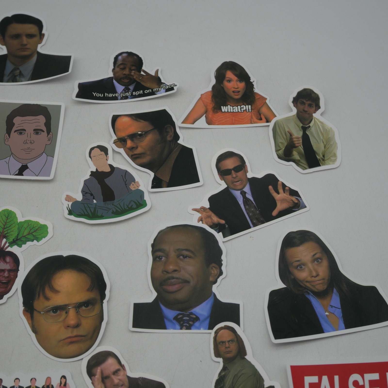 46 The Office Stickers Michael Dwight Jim Stanley Kevin Vinyl Laptop Bottle