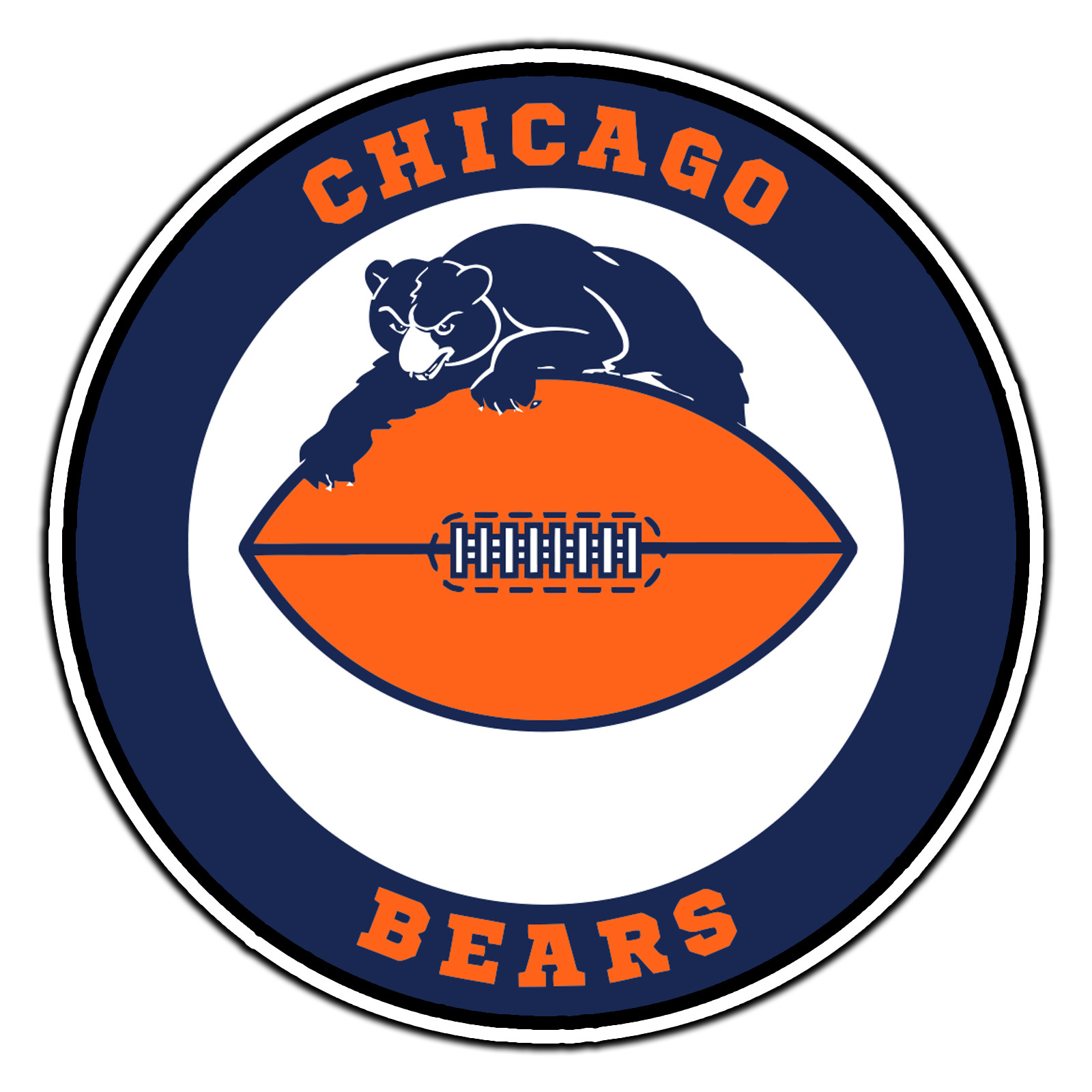 Chicago Bears Logo #11 Football Sticker Waterproof Vinyl Decal Die-Cut Car