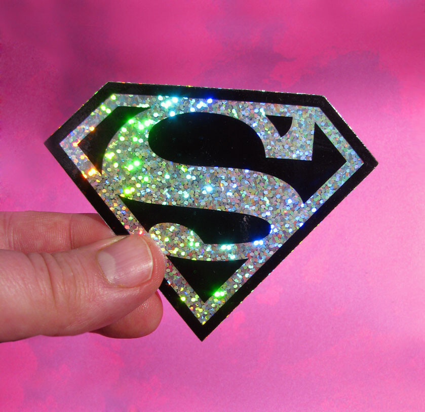 Superman Shield Logo Vinyl Sticker Skateboard Symbol Decal DC Comics
