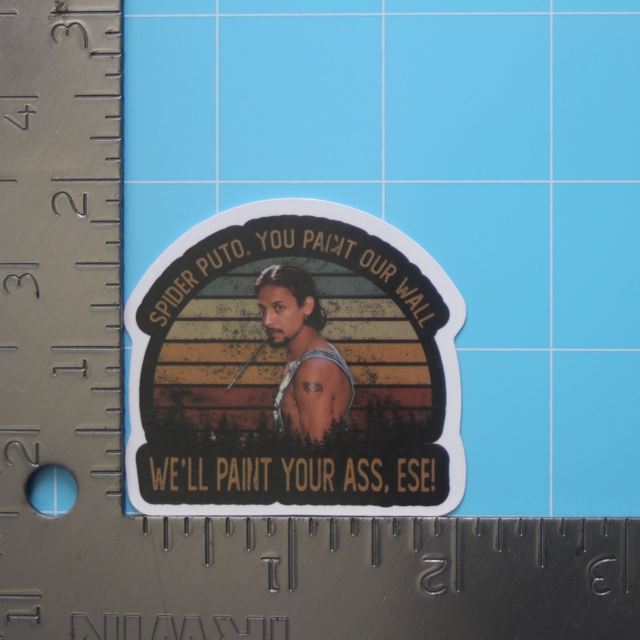 Blood In Blood Out Sticker (VATOS LOCOS CRUZITO) Gangster Movie, Gloss PVC Decal