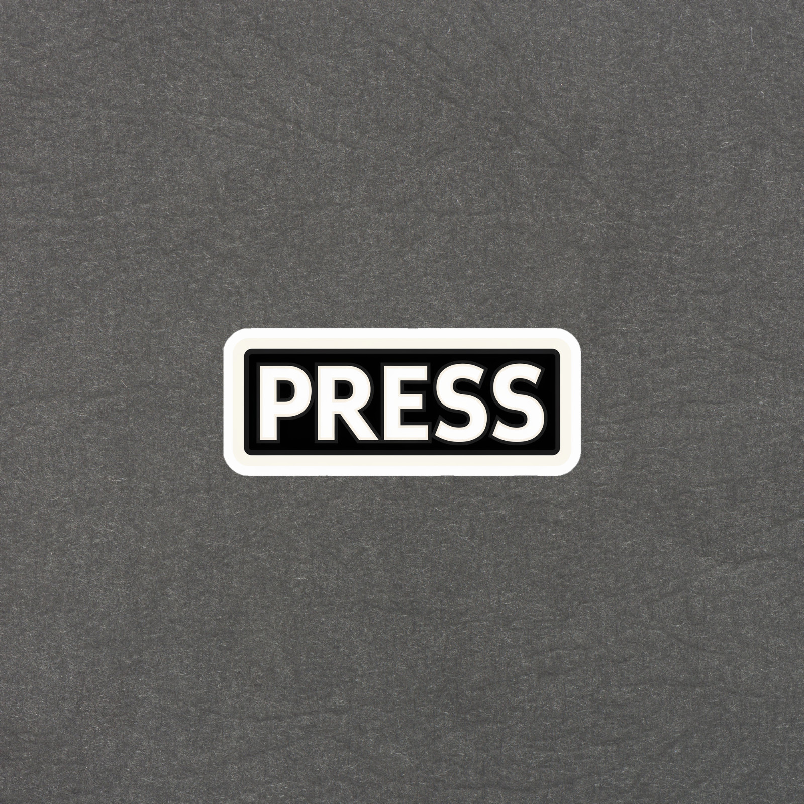 Press Badge Sticker – Journalist Reporter Photography Patch Decal #5495