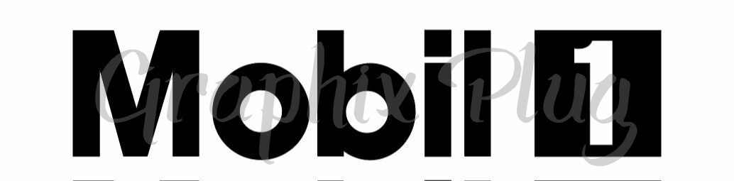 Mobil 1 Decal Sticker 5.5″ 7.5″ 11″ Oil Synthetic 5w20 5w30 0w20 10w30 Filter