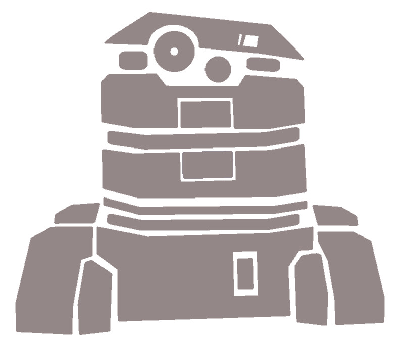 ANDOR, B2EMO, BEE-TWO DROID, STAR WARS, Decal Stickers for Car, Window, Tablet