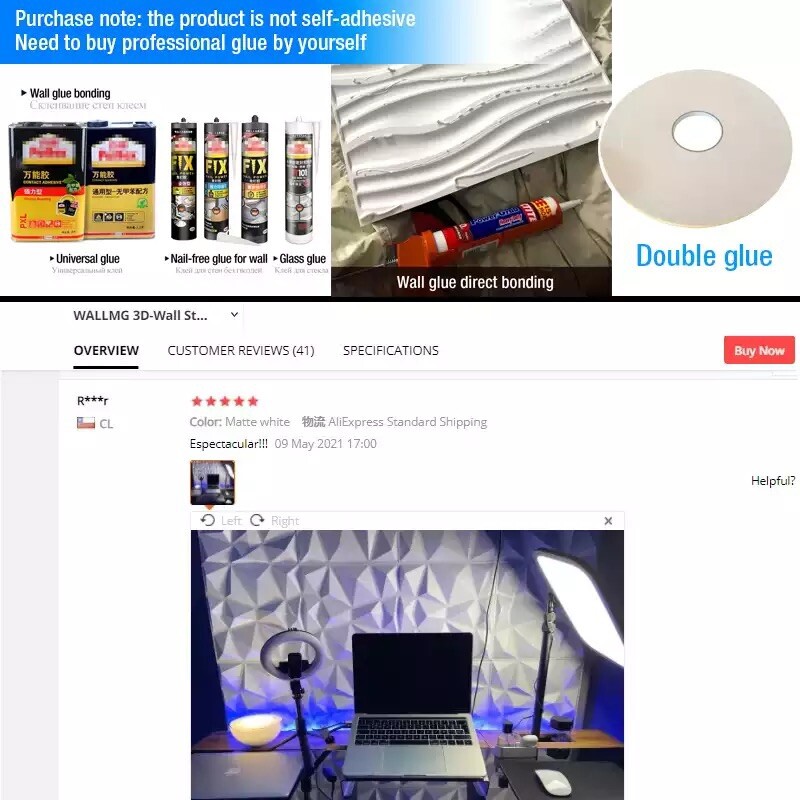 30x30cm 3D Wall Panel [READ description] – 10% Discount (limited time only!)