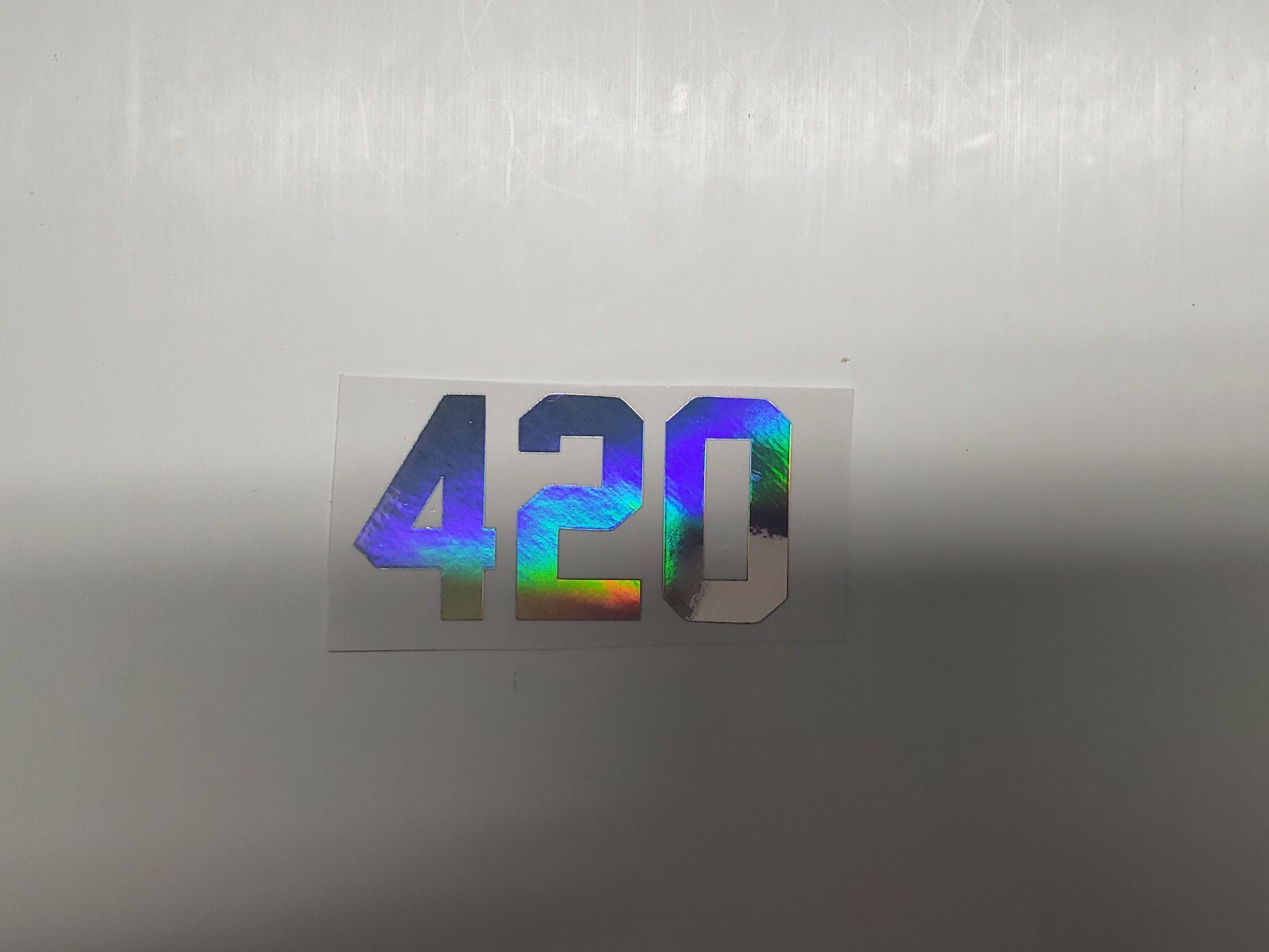 Reflective Glow Highlighted Firefighter Numbers for Helmet Logo Vinyl Decal 2″