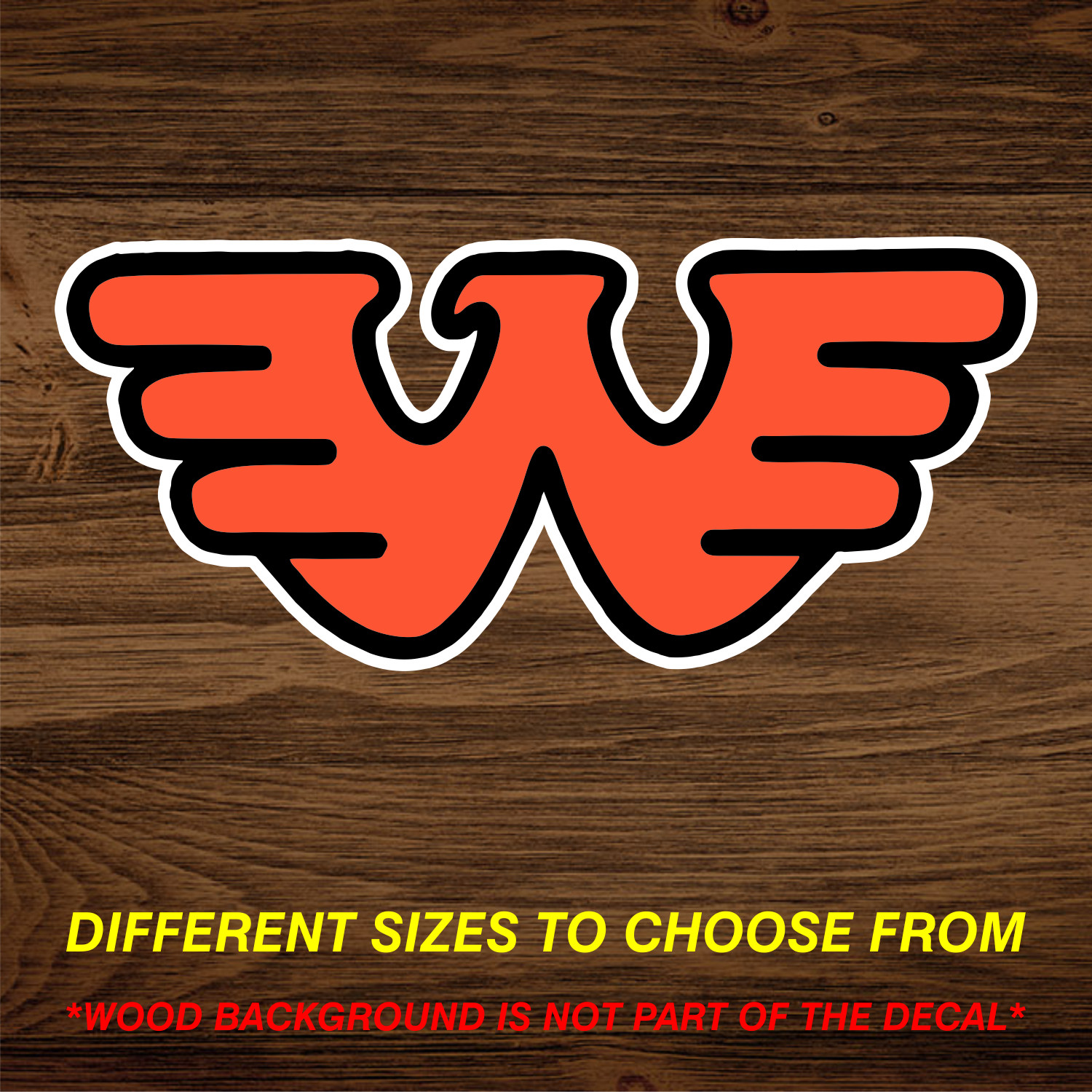Waylon Jennings Country Music Logo Vinyl Decal Sticker Free Shipping