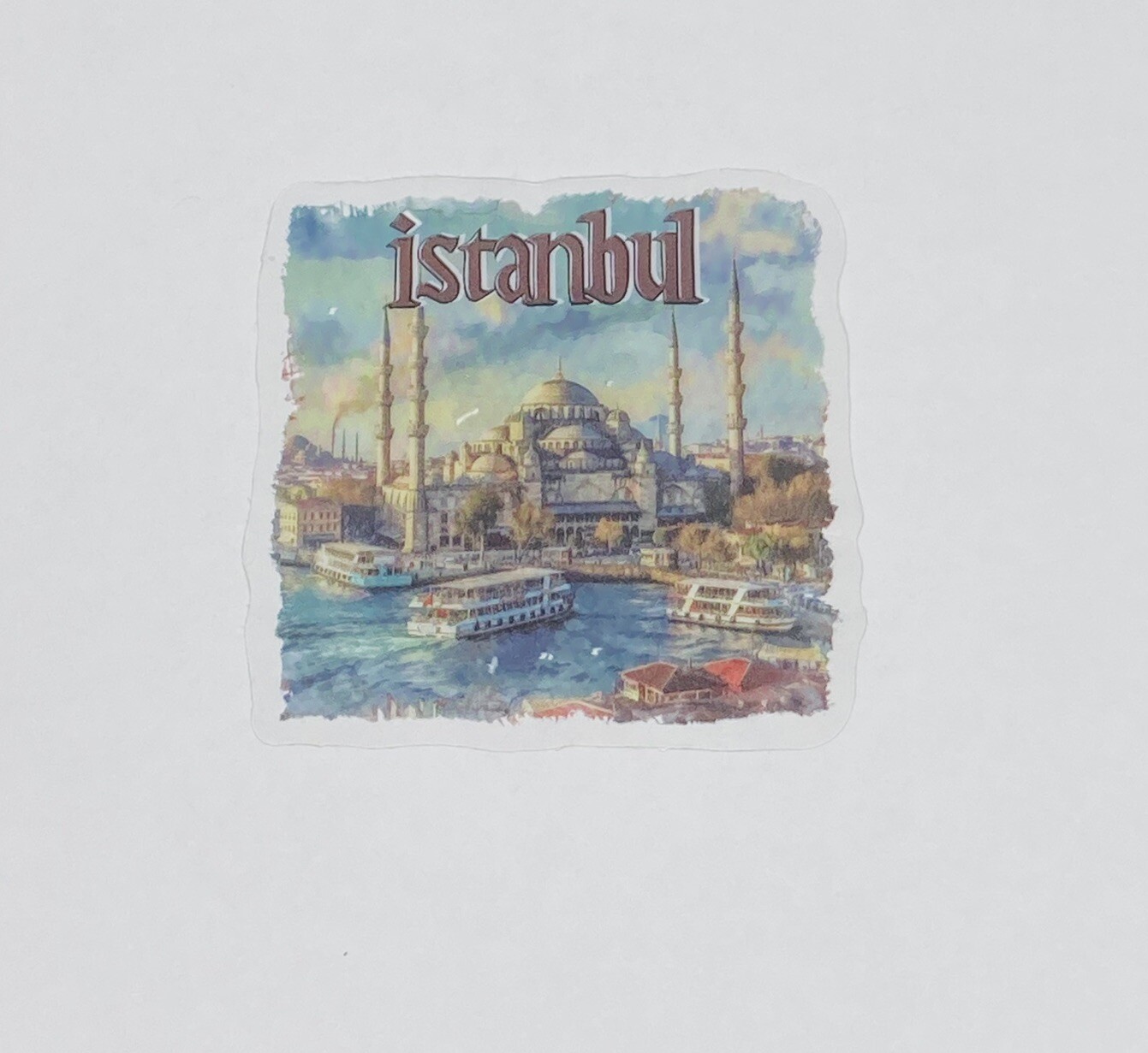 Istanbul Turkey Transparent Sticker Travel City Art Decal Vinyl Souvenir Tc6