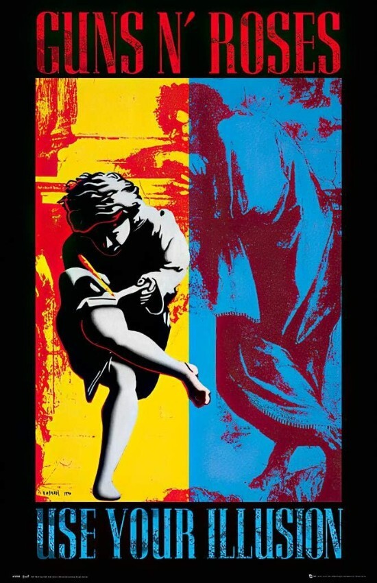 Guns N’ Roses Graphic Music Wall Decal Poster Print Removable Adhesive Backing