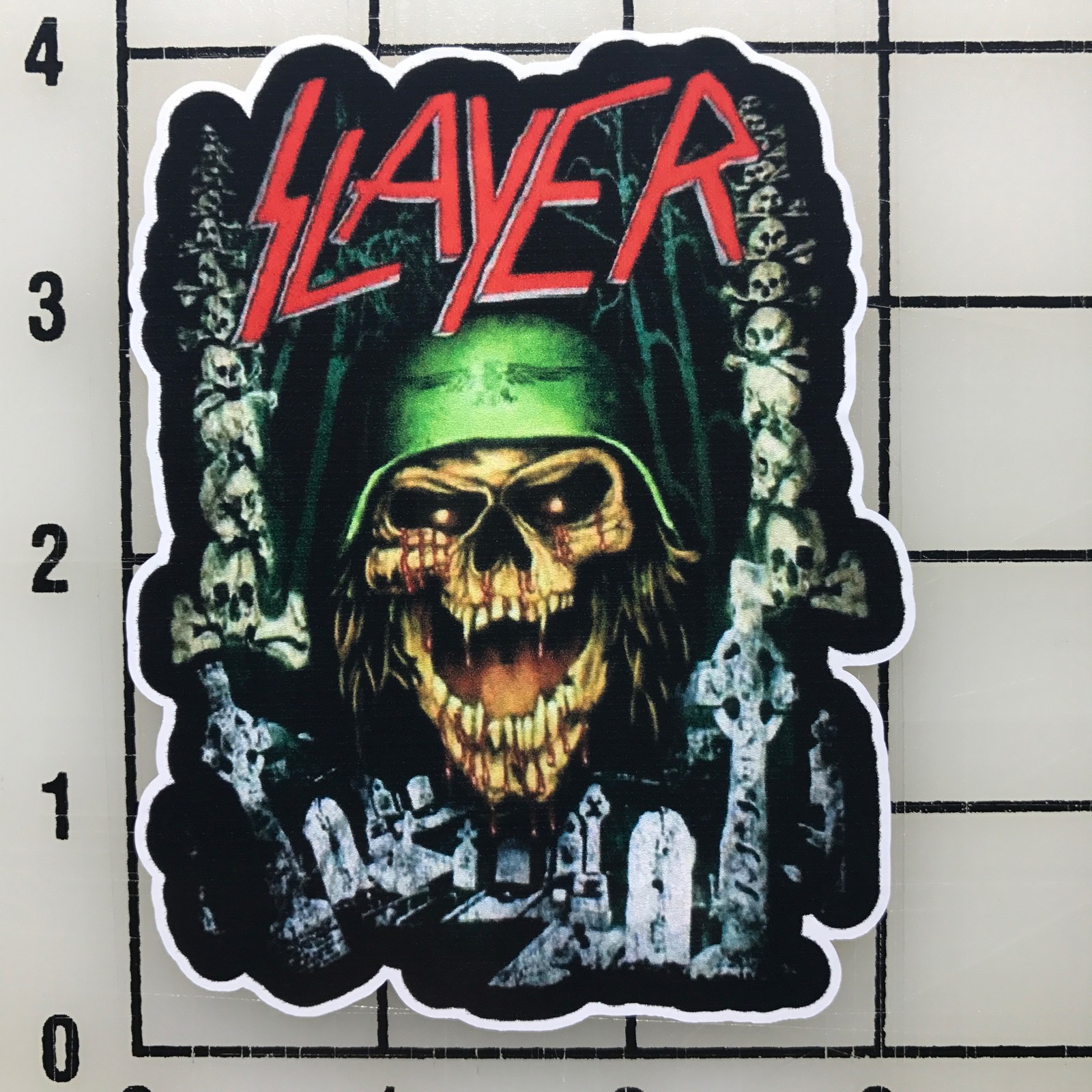 Slayer 4″ Tall Multi-Color Vinyl Decal Sticker – BOGO