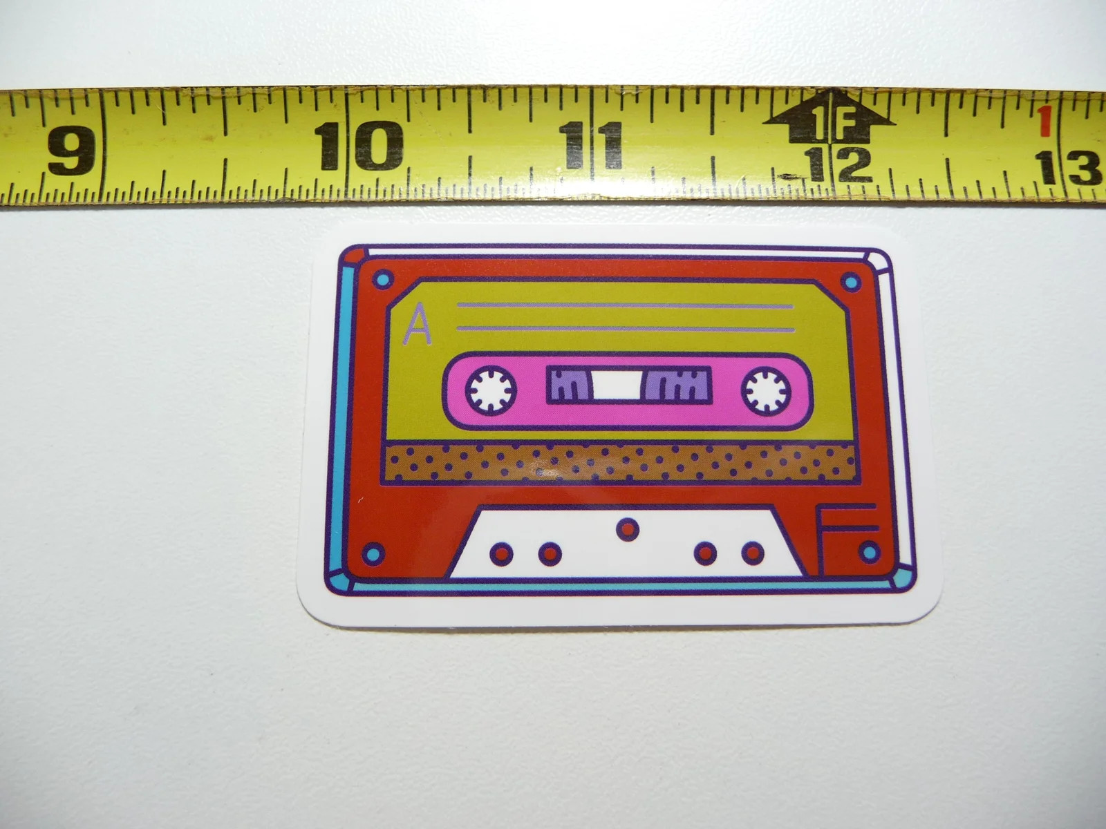 CLASSIC CASSETTE LP SMALL STICKER DECAL 80S 90S RETRO 1980S 1990S FUN