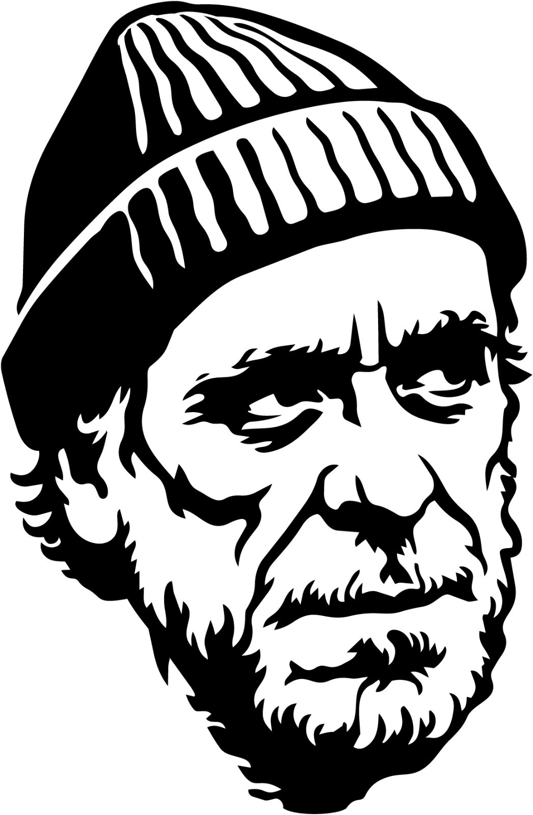 Charles Bukowski vinyl sticker decal poet writer alcoholic ham on rye