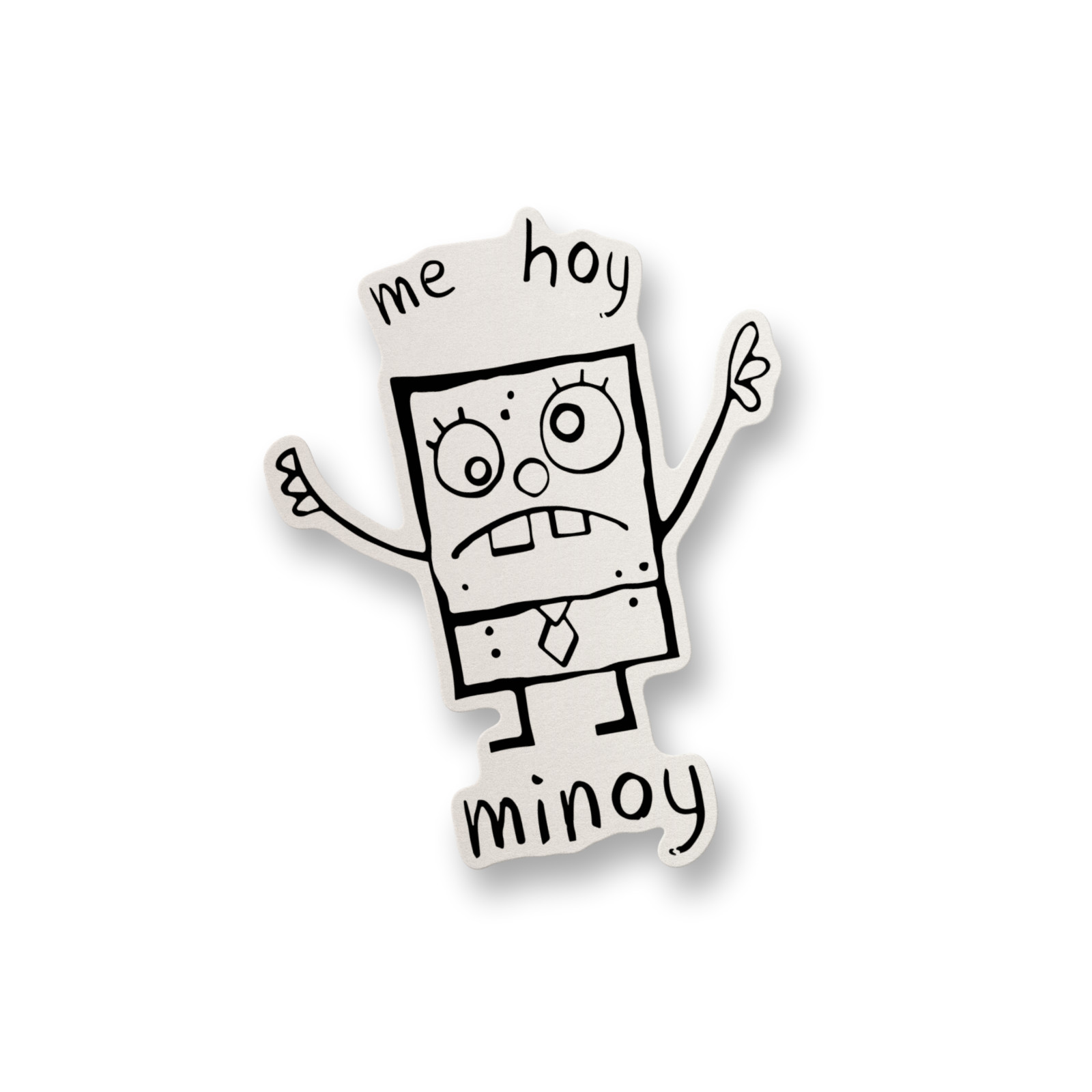 Doodle Bob Funny Meme Vinyl Car Sticker Decal Water Bottle Sticker Decal