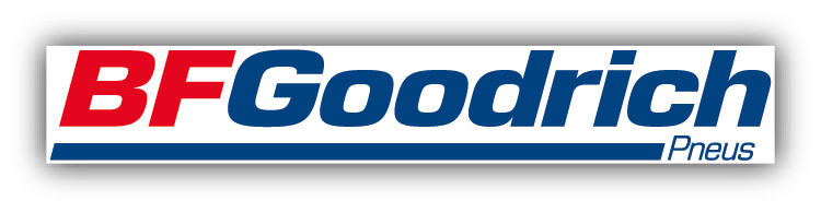 BF Goodrich Pneus Logo Auto Car Bumper Sticker – Set of 2pc – 9”, 12” or 14”