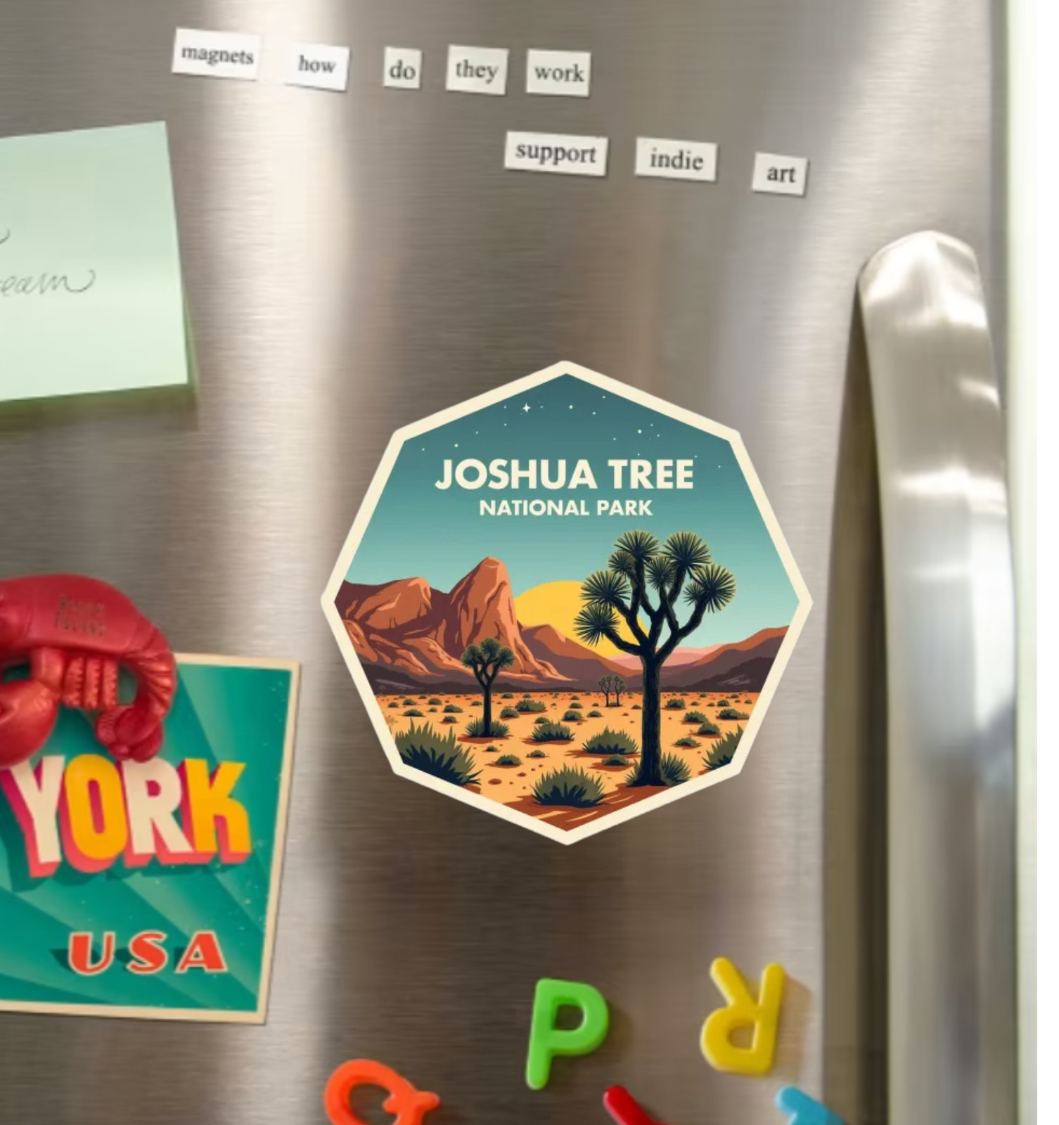 Joshua Tree National Park Fridge Magnet or Laptop Sticker