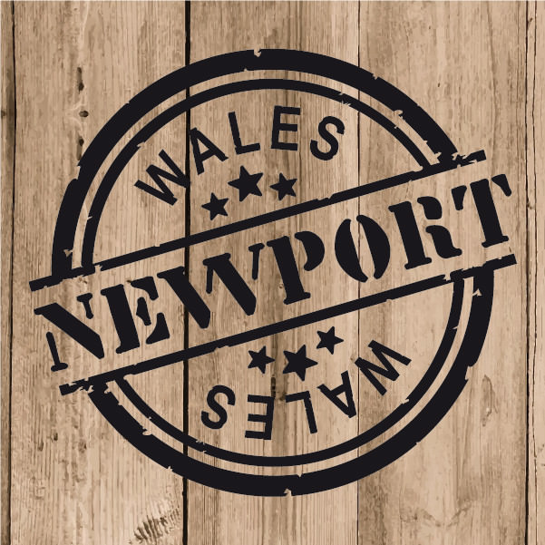 Newport Sticker Vinyl 10 cm / 4″ Decal Stamp Newport Wales Car Laptop Tablet