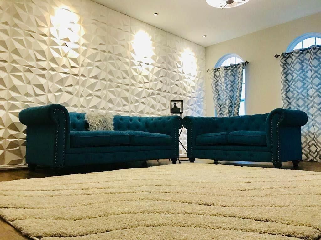 12Pcs/Set 3D Wall panel Decorative Texture Bricks Wallpaper Wall Decor 30cmX30cm