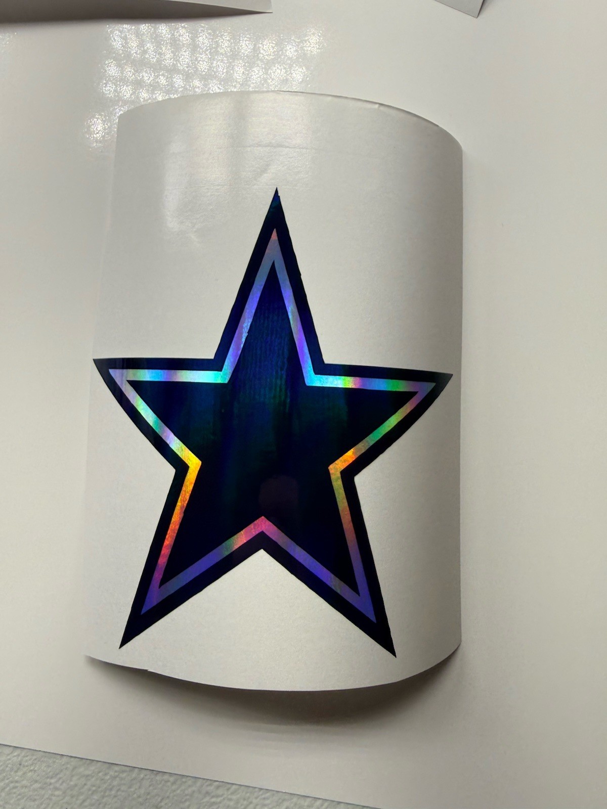 Dallas Cowboys Holographic Vinyl Decal
