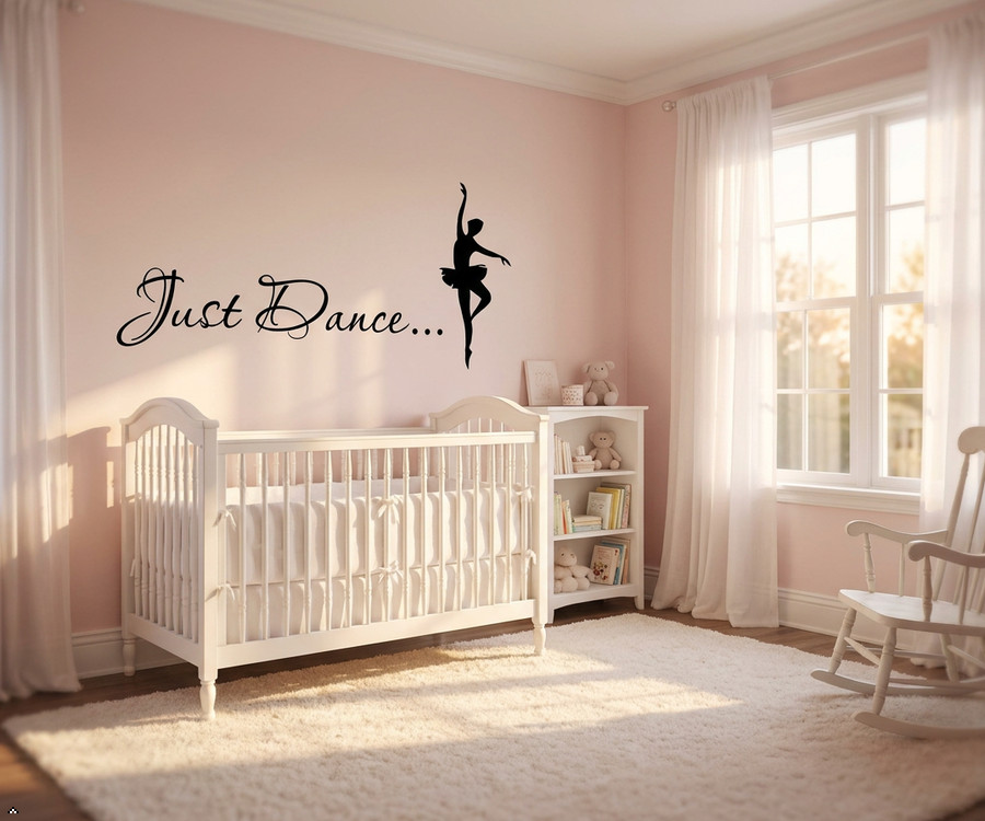 Just Dance Vinyl Wall Art Inspirational Quotes and Saying Home Decor Decal stick