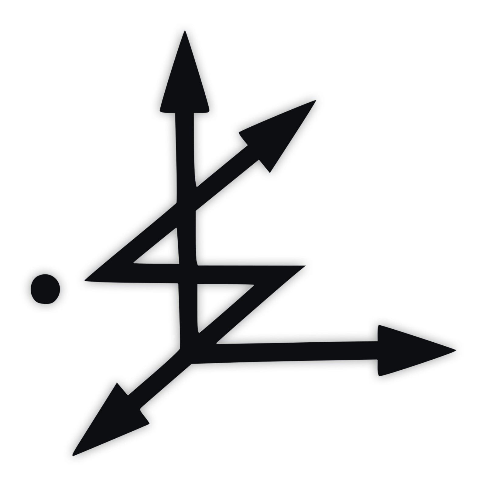 Chaos Magick Sigil Vinyl Decal – Occult Symbol Sticker Pagan Witchcraft Art