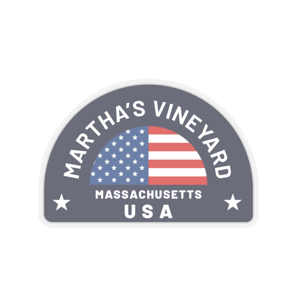 Martha’s Vineyard, Massachusetts – Kiss-Cut Stickers