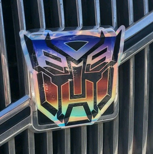 Transformers Autobots Vinyl HOLOGRAPHIC REFLECTIVE 3-D Decal
