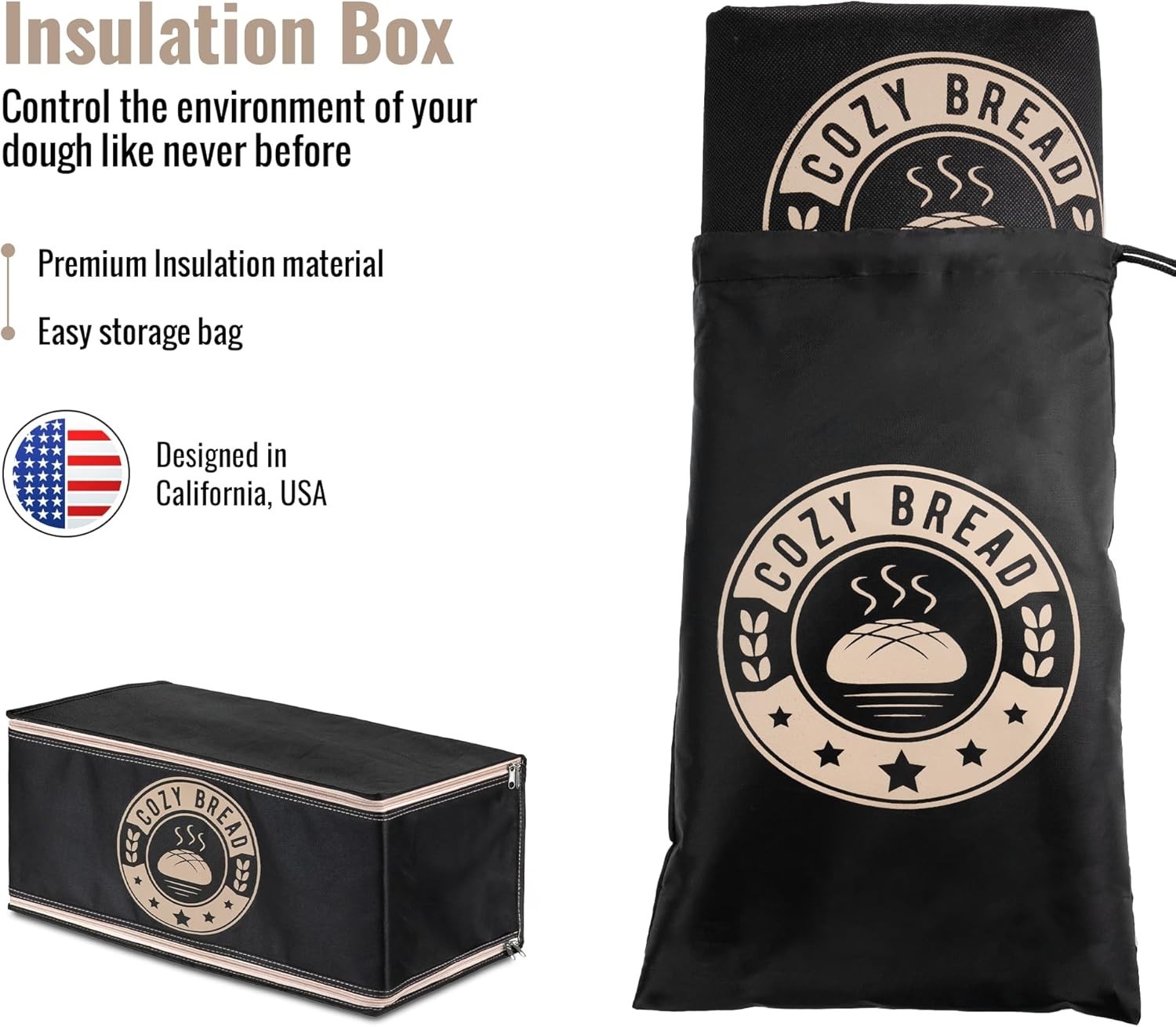 Proofing Box | Compatible with 10″ x 21″ Proofing Mat (Heat Mat Not Included) |