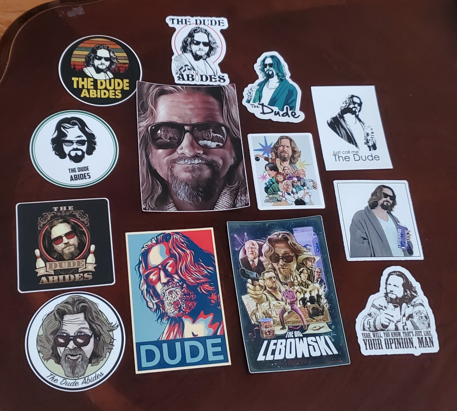 Big Lebowski STICKERS (13) Ultimate Variety Pack 👌 The Dude Abides