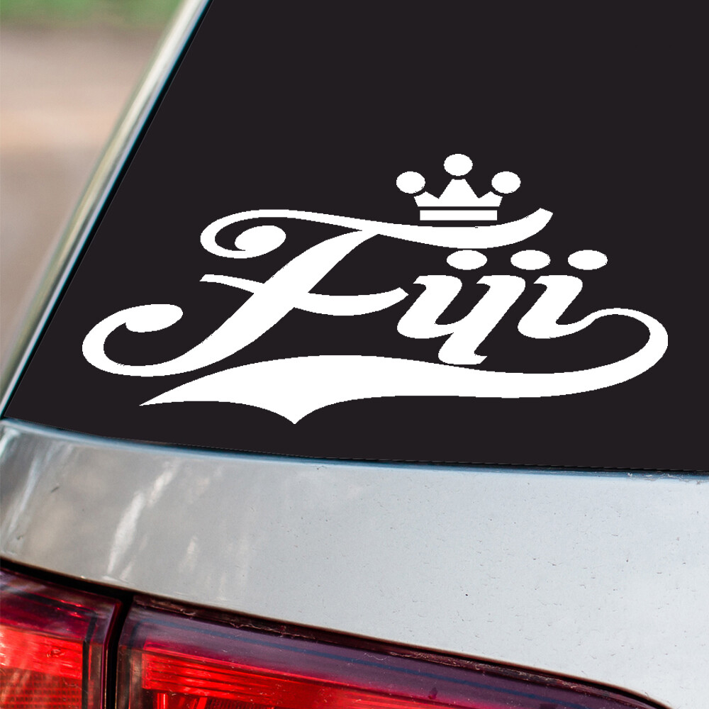 Fiji Sticker Country Pride all sizes chrome and regular vinyl colors
