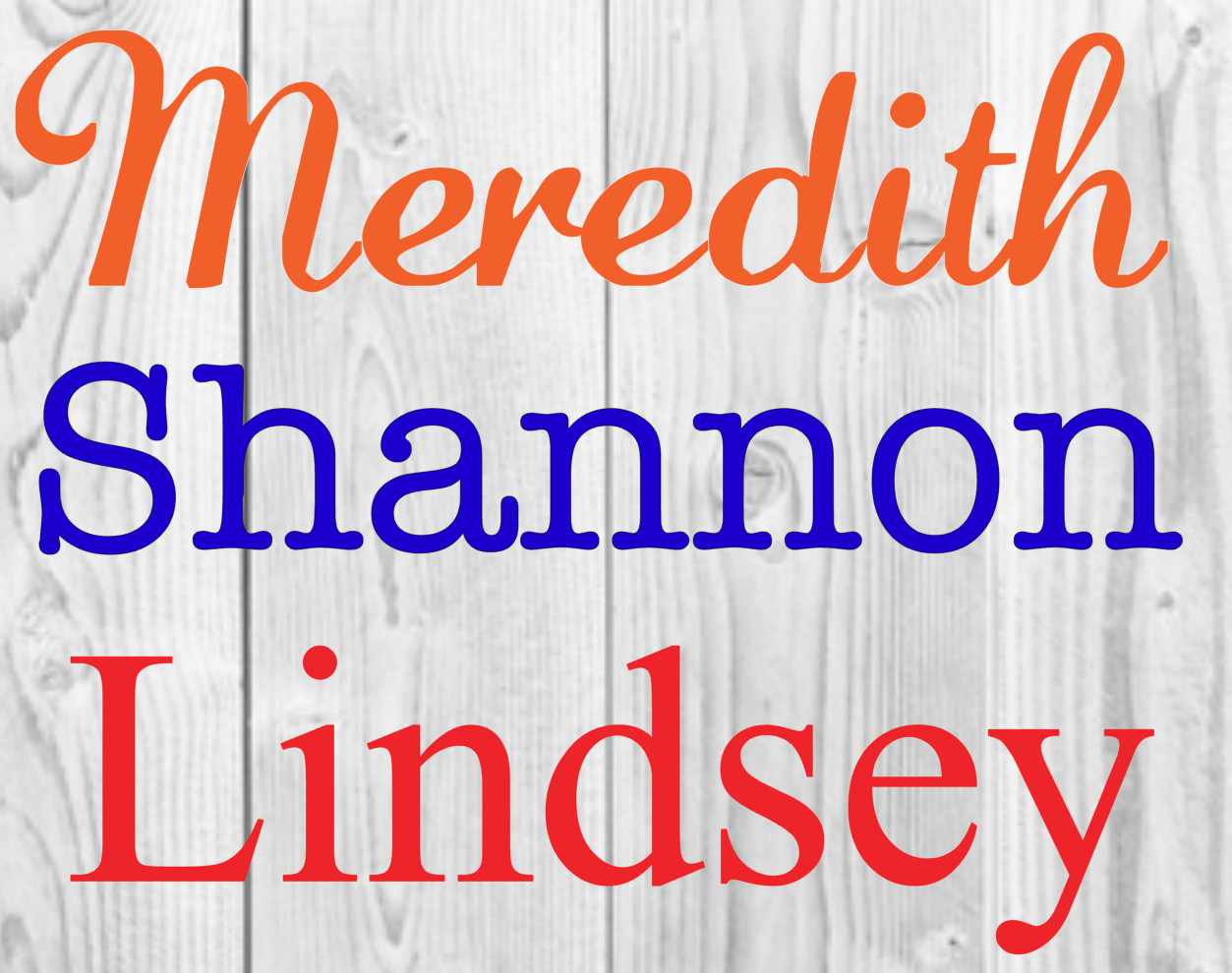 Name monogram decal – great for coolers, Stanley’s, Autos, laptops and MORE