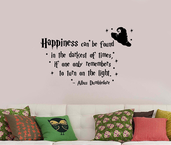 Albus Dumbledore Quote Wall Sticker Harry Potter Vinyl Decal Art Kids Decor hpq2