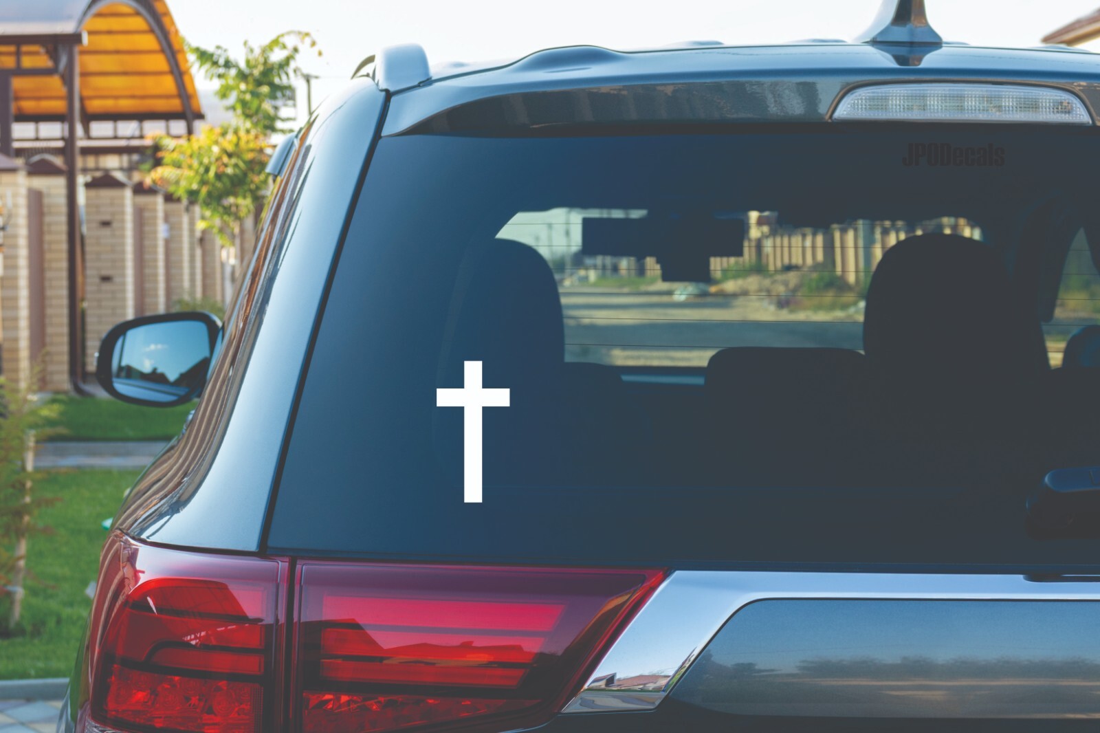 Christian Cross Solid Die Cut Vinyl Decal Graphic Transfer Sticker 31+ Colors