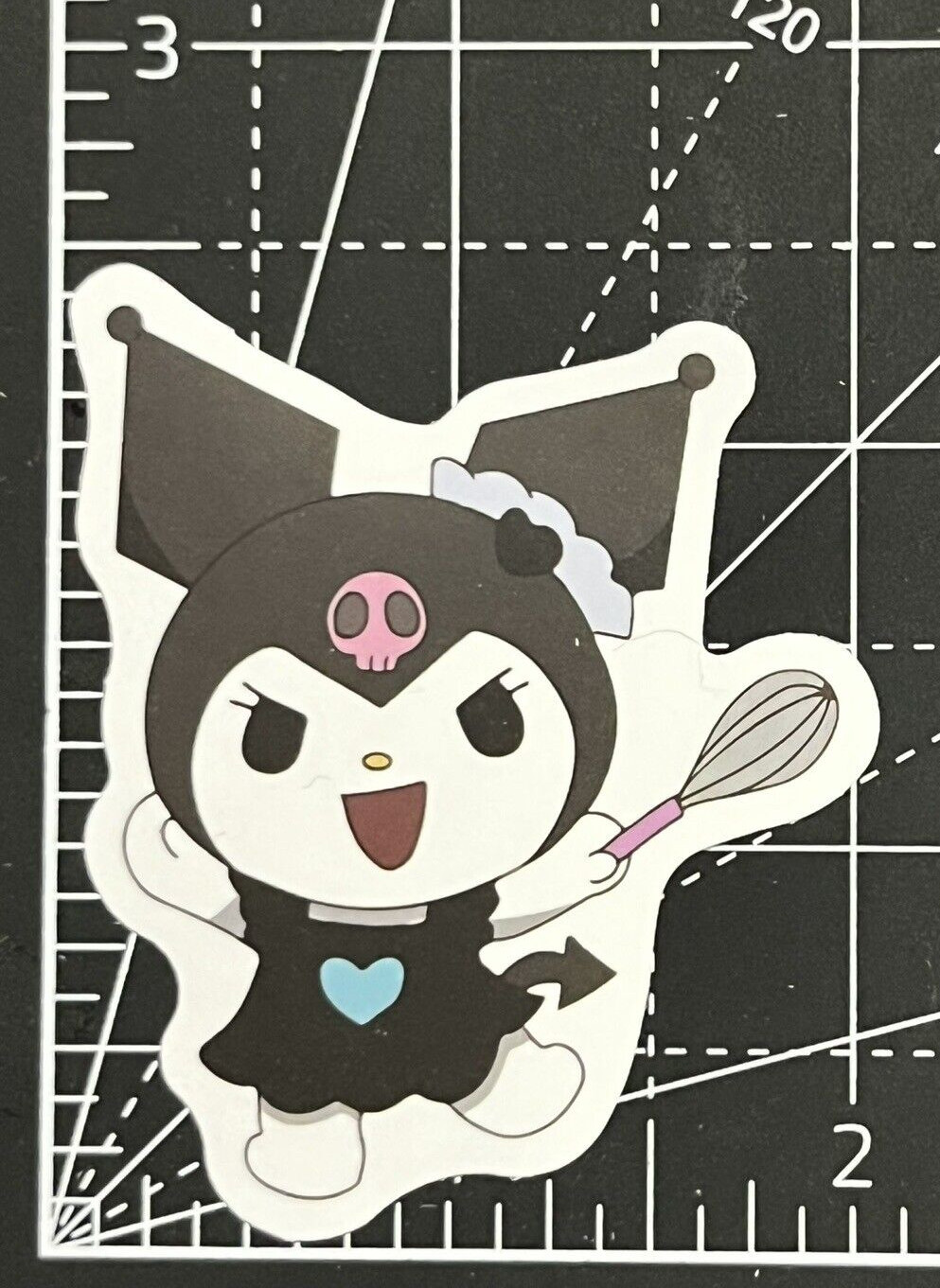 Kuromi Baking For Fun – Vinyl decal Sanrio Sticker Bomb Notebook KAWAII Cooking