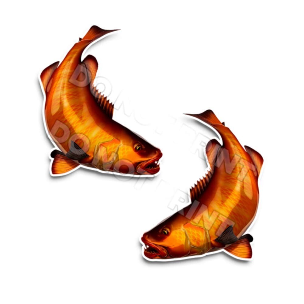 Cubera Snapper Decals Fish Stickers Tackle Box RV Truck Trailer Camping AFP-0175