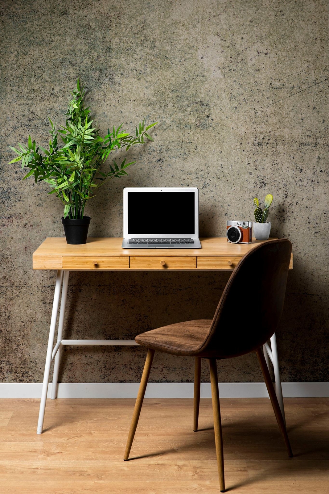 Rustic Concrete Wallpaper Wall Decor. Modern Minimalistic Self Adhesive Peel and