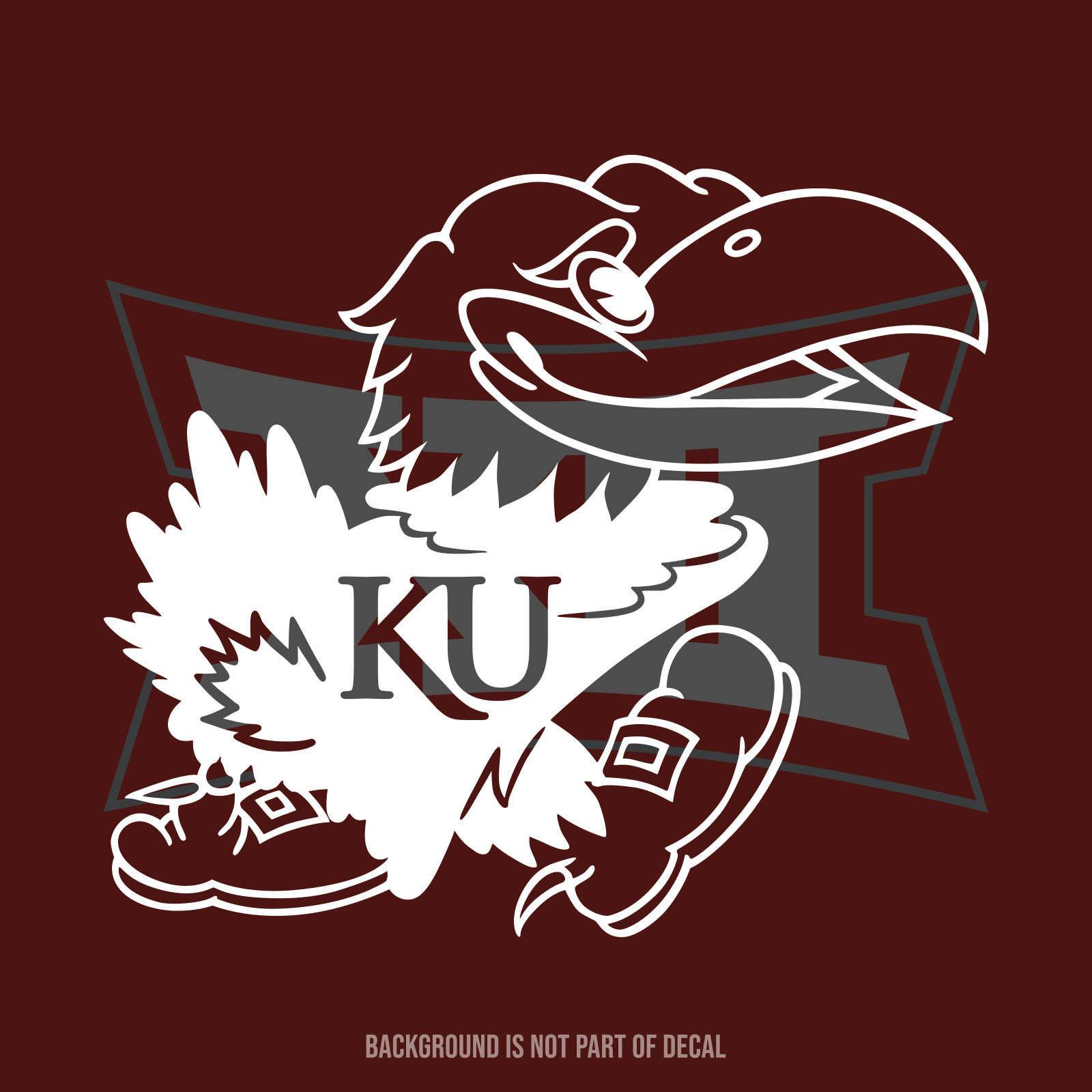Kansas Jayhawks Vinyl Decal Sticker