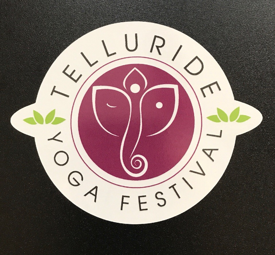 Telluride Yoga Festival sticker – Colorado Mountains Yoga Sports Retreat Aspen