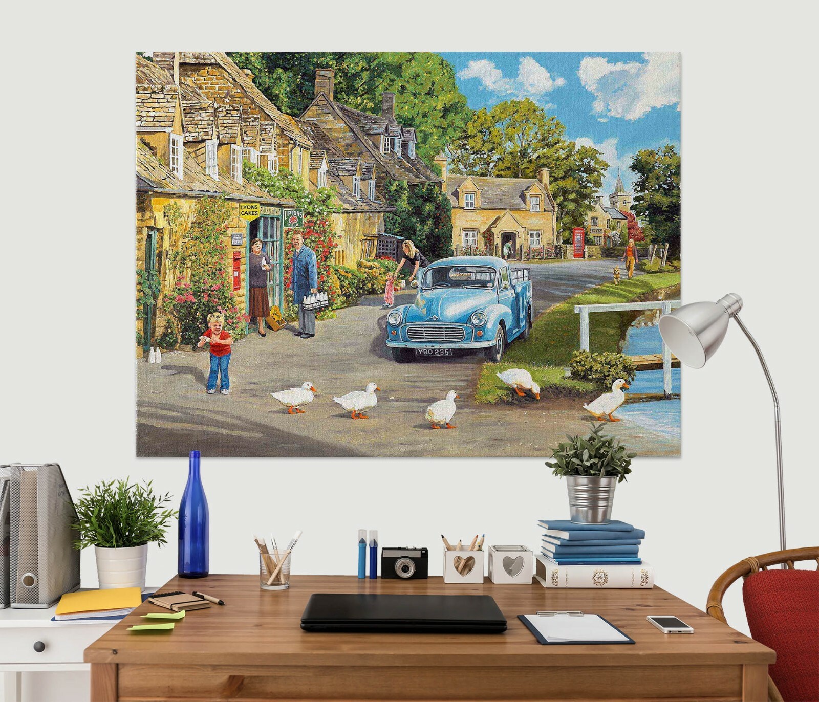 3D Country Town ZHU111 Wall Stickers Wall Murals Wallpaper Trevor Mitchell Amy