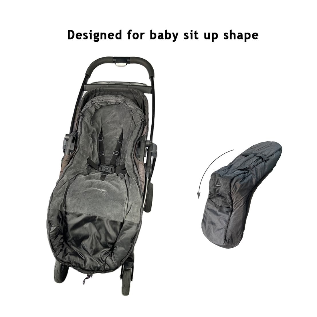 Toddler Stroller Footmuff Cosy Toe Buggy Pushchair Sleeping Bag, Easy Open & Rem