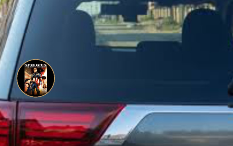 Avengers – Captain America (First) – 4″ Vinyl Decal Car Cooler Truck Trailer Bar