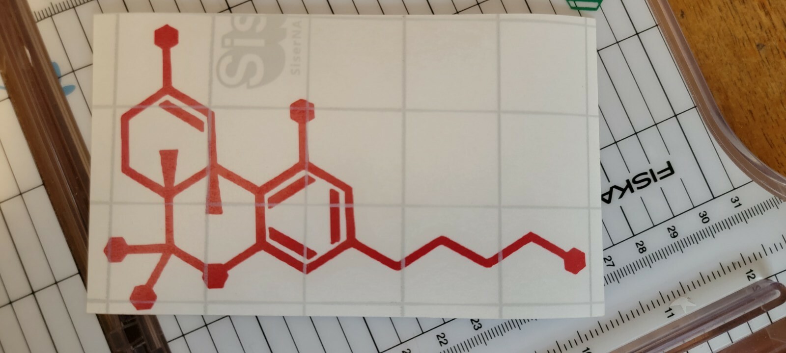 THC Molecule weed Cannabis Vinyl Decal Sticker 420 Marijuana pot 2.5