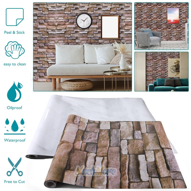 9.8ft Waterproof Contact Paper Self Adhesive Wallpaper Peel Stick PVC Vinyl Film