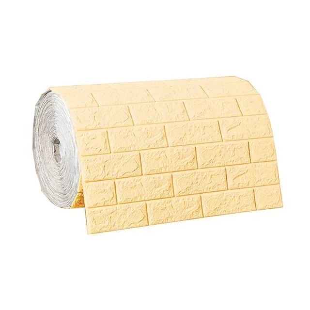 Brick Wall Sticker Self-Adhesive Wallpaper 3D Tile Foam Panel Waterproof Sticker