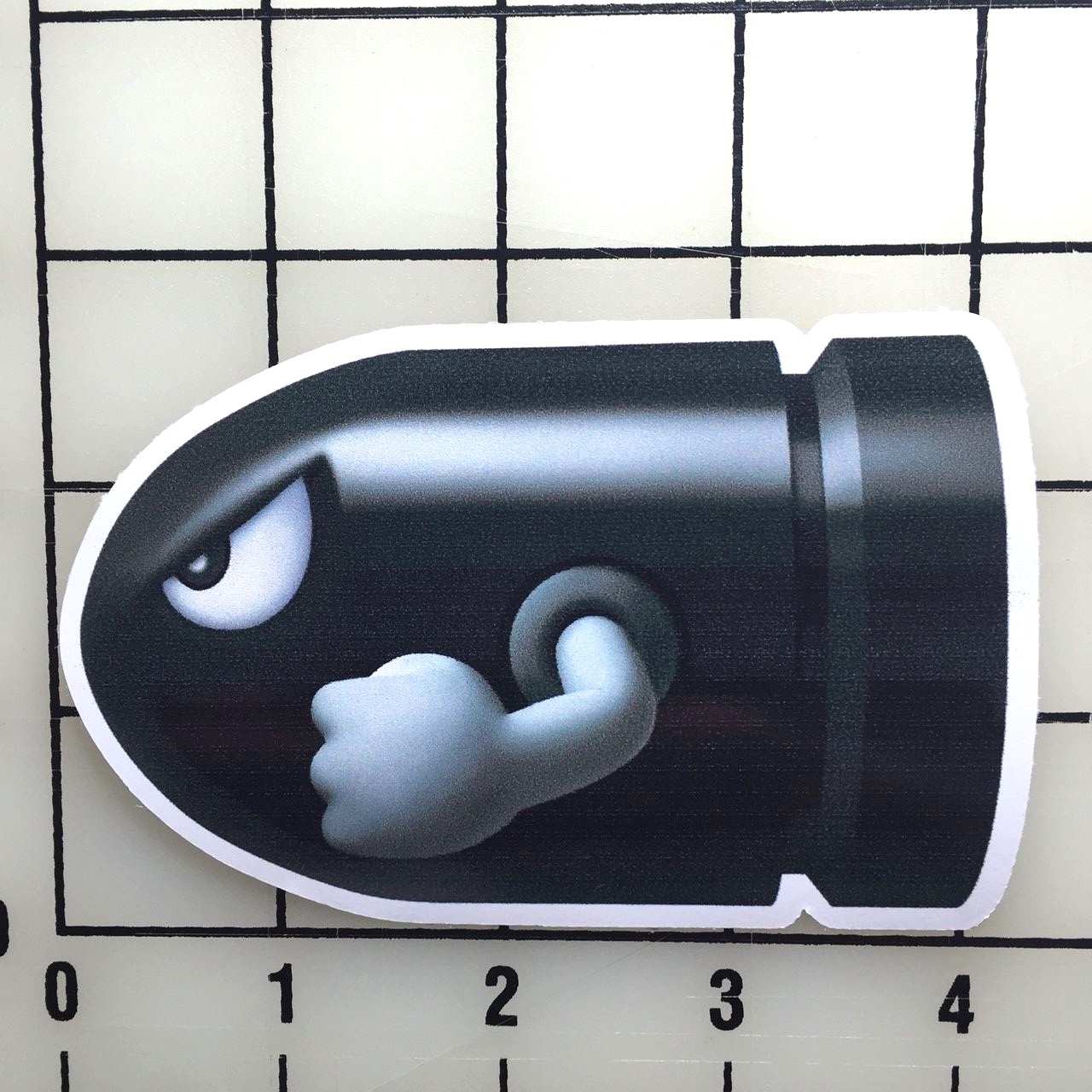 Mario Bullet 4″ Wide Color Vinyl Decal Sticker – BOGO