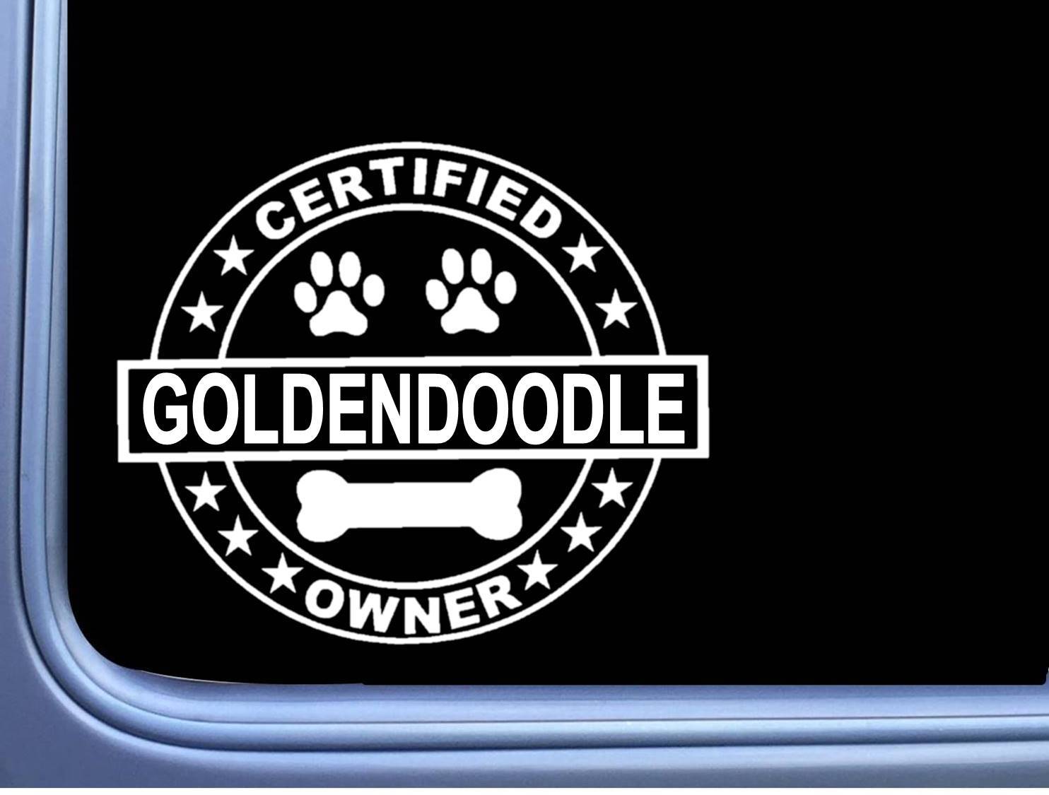 Certified Goldendoodle L311 Dog Sticker 6″ decal