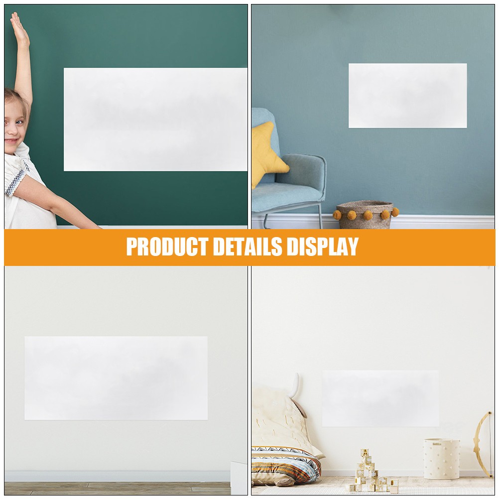 Peel and Stick Dry Erase Sheets White Board for Drawing Whiteboard Wall
