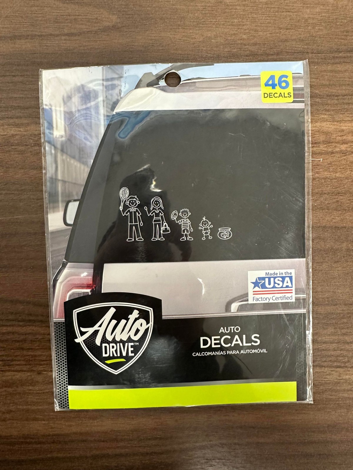 Auto Drive Traditional Family Decal – For Cars or Trucks – 46 Exterior Brand New